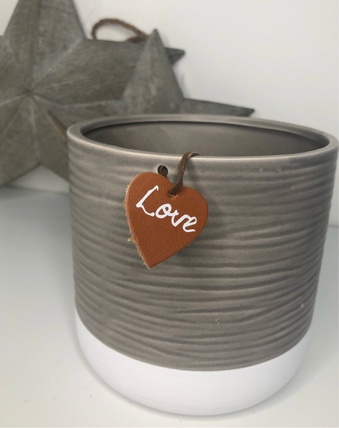 Ceramic Pot with Tag